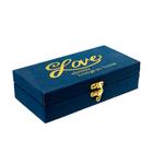 Шкатулка дерево кожзам "Любовь всегда возвращает нас домой" 5х10х20 см - Фото 6