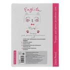 Тетрадь для записи английских слов для начальной школы 24 листа "Мяу", обложка из мелованного картона, глянцевое ламинирование - Фото 5