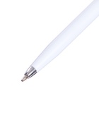 Ручка под логотип Calligrata, шариковая, поворотная, синий стержень, узел 0.7 мм, корпус белый матовый с серебристым - Фото 6