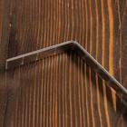 Кочерга узбекская с деревянной ручкой, с узором, 60/1 см, полная длина 82 см, сталь 3 мм - Фото 2