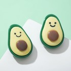 Серьги пластик «Авокадо» с улыбкой, цветные - Фото 2