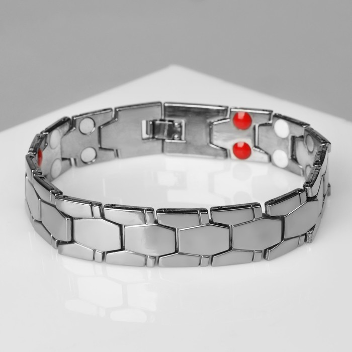 

Браслет мужской «Атлант» змей, цвет серебро, 22,5 см