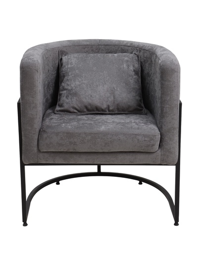 Стул – кресло «Грегор», цвет графит/чёрный