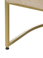 Стул – кресло «Грегор», цвет светло – бежевый/золотой - Фото 8