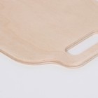 Доска разделочная деревянная "Скоба", ручка вырез, 25×15×0,6 см - Фото 3