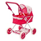 Коляска для кукол, с корзиной, зимняя, металлический каркас, МИКС - Фото 6