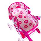 Коляска для кукол, с корзиной, зимняя, металлический каркас, МИКС - Фото 10