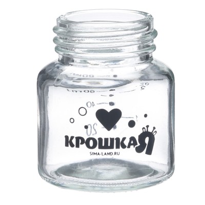 Бутылочка для кормления Basic, классическое горло, стекло, медленный поток., 60 мл., от 0 мес., белая
