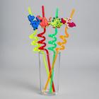 Трубочка из пластика «Динозавр», набор 4 шт., МИКС - Фото 3