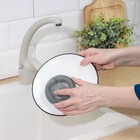 Губка для посуды металлическая Raccoon, плетёная, оцинкованная, 30 г - Фото 4