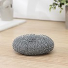 Губка для посуды металлическая Raccoon, плетёная, оцинкованная, 40 г - Фото 4