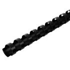 Пружины для переплета пластиковые, d=14 мм, 100 штук, сшивают 80-100 листов, черные, Гелеос - Фото 3