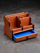 Органайзер 5 секций с выдвижным ящиком, 21×14×15 см - Фото 5