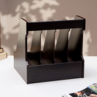 Органайзер для бумаги, 4 секции, с выдвижным ящиком, 30×28×30 см - Фото 4