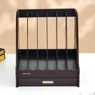 Органайзер для бумаги, 6 секций, с выдвижным ящиком, 30×28×30 см, МИКС - Фото 2