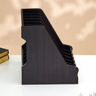 Органайзер для бумаги, 6 секций, с выдвижным ящиком, 30×28×30 см, МИКС - Фото 3