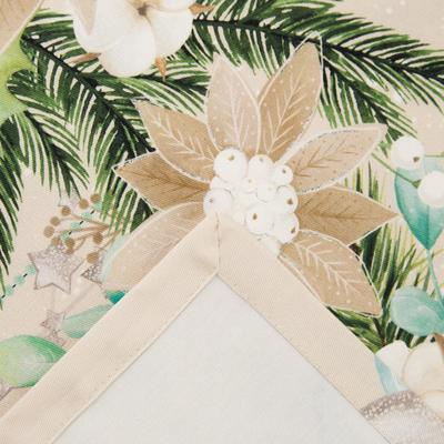 Скатерть новогодняя "Этель" Beautiful Сhristmas 149х220см с ГМВО, 100%хл, 190г/м2