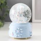 Сувенир полистоун водяной шар свет, музыка "Единорожек-качалка" МИКС 12х8х8 см - фото 23224545