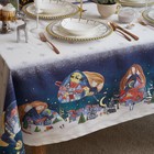 Скатерть "Этель" Christmas night 149х220см с ГМВО, 100%хл, 190г/м2 - Фото 9