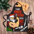 Фартук "Доляна" Big Bad Santa 60х70 см, 100% хл, 160г/м2 - фото 116718915