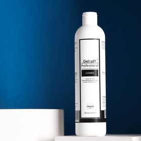 Средство для обезжиривания ногтей и снятия липкого слоя Gel*off Cleaner Professional, 400 мл 5186056