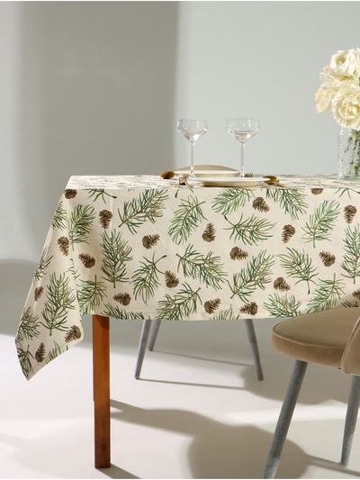 Скатерть новогодняя «Этель» Christmas tree 147×220± 3 см, 100% хлопок, саржа 190 г/м²
