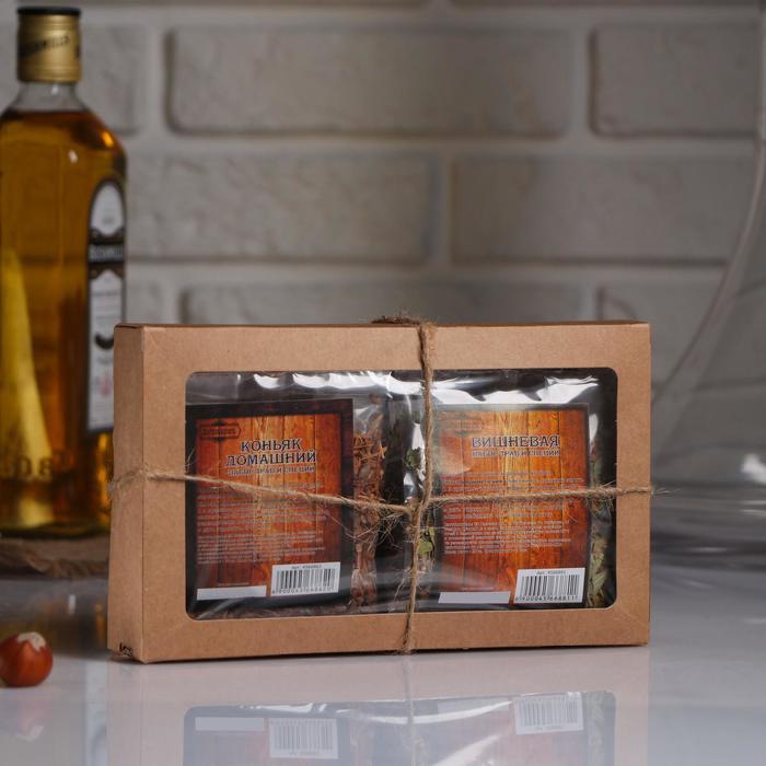 Стартовый набор из 6 видов: коньяк, виски, ром, кофейный ликер, абсент, вишневая - Фото 1