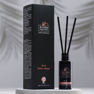 Диффузор ароматический AROMA REPUBLIC, 20 мл, "Irish cream", кофе с карамелью