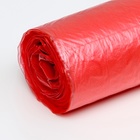 Набор пакетов фасовочных, в рулоне, красный, 24 х 37 см, 8 мкм, 500 шт. - фото 6311147