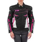 Куртка текстильная женская BONNIE, размер S, чёрная, розовая - Фото 3