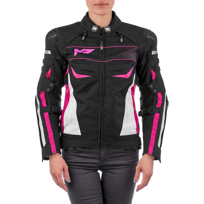 Куртка текстильная женская BONNIE, размер S, чёрная, розовая - фото 1908575354