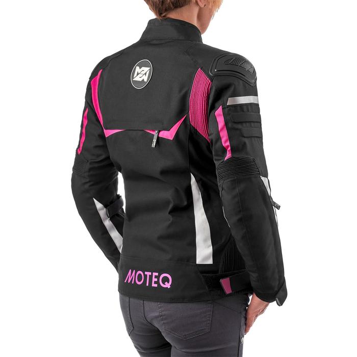 Куртка текстильная женская BONNIE, размер S, чёрная, розовая - фото 1908575355