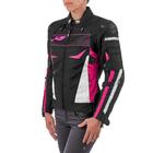 Куртка текстильная женская BONNIE, размер XXS, чёрная, розовая - фото 294942306