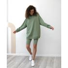 Худи женское MINAKU: Casual Collection цвет оливковый, р-р 42-44 5090394 - фото 14497718