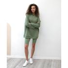 Худи женское MINAKU: Casual Collection цвет оливковый, р-р 42-44 5090394 - фото 14497719