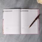 Подарочный набор «Лучшему учителю»: ежедневник А5, 80 листов, ручка и крем для тела, аромат хлопка - Фото 3