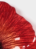 Блюдо сервировочное «Маки», d=28 см, стекло, красное - Фото 3