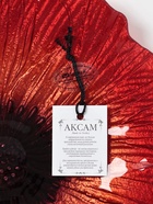 Блюдо сервировочное «Маки», d=28 см, стекло, красное - Фото 5