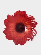 Блюдо сервировочное на ножке «Маки», d=30 см, красное - Фото 3