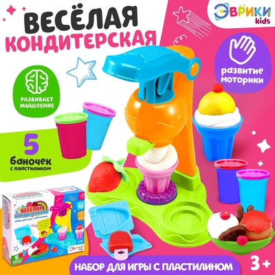 Набор для игры с пластилином «Весёлая кондитерская»