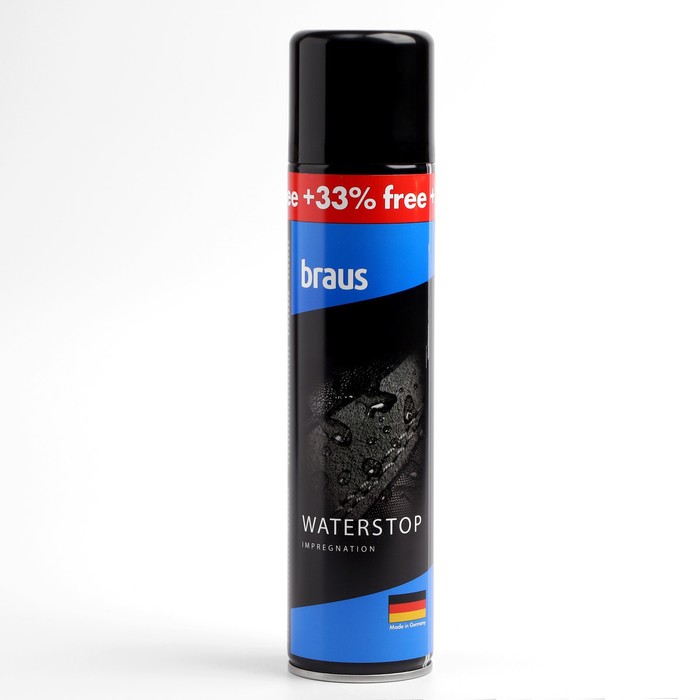 Пропитка водоотталкивающая  Braus  Waterstop, 400 мл - Фото 1