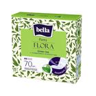 Прокладки женские гигиенические ежедневные bella Panty FLORA Green tea с экстрактом зеленого, 70 шт. - фото 9022312