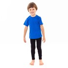 Кальсоны для мальчика (термо), цвет чёрный, рост 128 см (34) - Фото 1