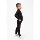 Комплект для мальчика термо (водолазка,кальсоны), цвет чёрный, рост 128 см (34) - Фото 2