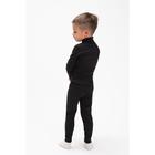 Комплект для мальчика термо (водолазка,кальсоны), цвет чёрный, рост 128 см (34) - Фото 3