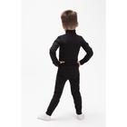 Комплект для мальчика термо (водолазка,кальсоны), цвет чёрный, рост 128 см (34) - Фото 5