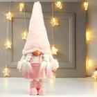 Кукла интерьерная "Бабусечка в розовой юбке и розовом колпаке" 48х12х20 см - фото 9022545