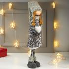 Кукла интерьерная "Девочка в платье с пайетками, с сердцем в руках" 75х10х13 см - Фото 2