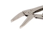 Зажим ручной ТУНДРА, удлиненный плоский захват, с фиксатором, 160 мм - Фото 3