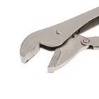 Зажим ручной ТУНДРА, усиленный, плоский захват, с фиксатором, 250 мм - Фото 3